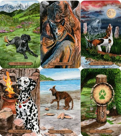 The Enchanting World of Magical Dogs in Tarot Spreads